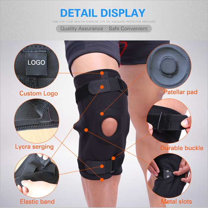 Metal knee support with Band SF-019